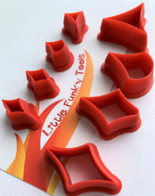 Small Concave Shapes Set - 8 Pieces - 3D Printed Cutters For Polymer Clay