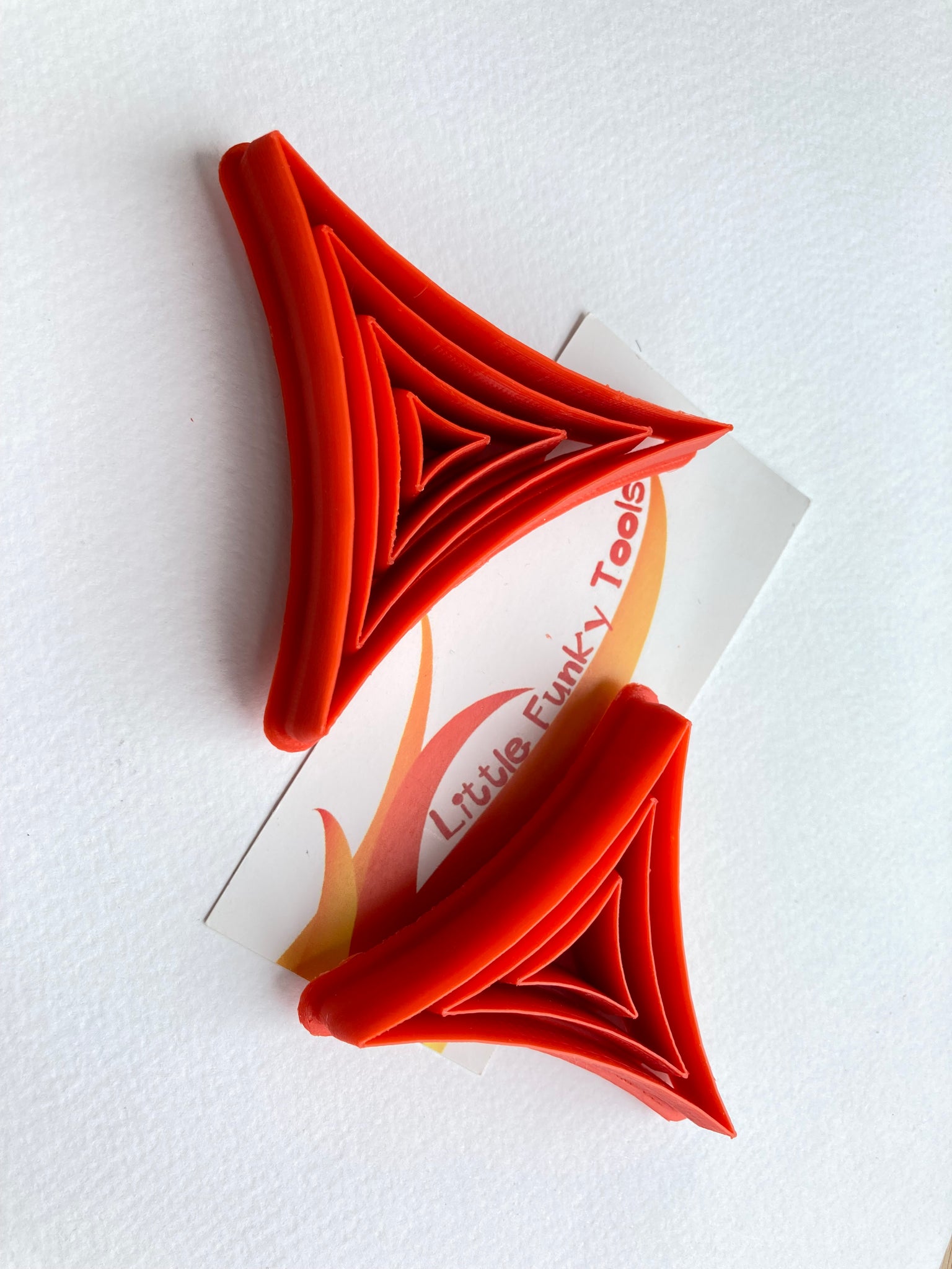 Set of 7 Concave Triangle Cutters - 3D Printed Cutters For Polymer Cla –  Little Funky Tools