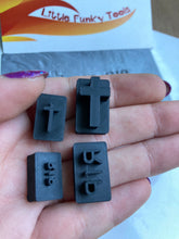 Stamps Set - 4 Stamps - 3D Printed Cutters And Stamps For Polymer Clay