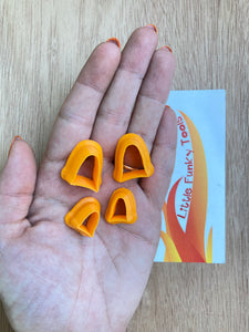 Spooky Arched Windows Cutters Set Size 1 AND 2 - 4 Pieces - 3D Printed Cutters For Polymer Clay